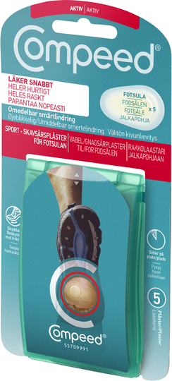 Compeed Rakkolaastari jalkapohja 5 kpl