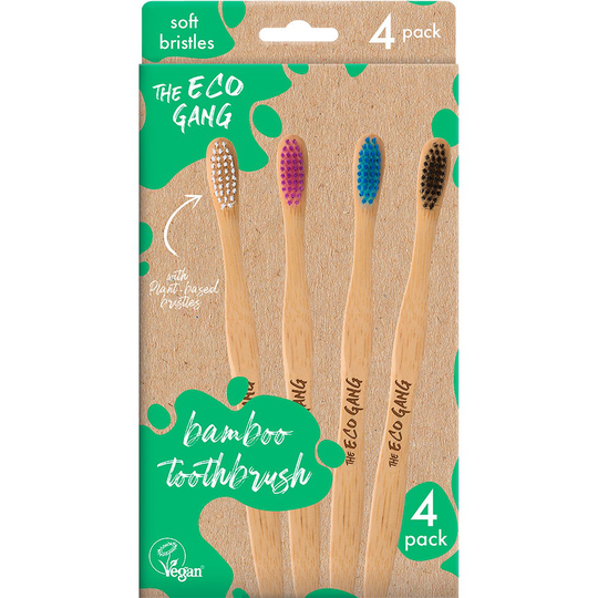 Adult Bamboo Toothbrush, The Eco Gang Hammasharjat