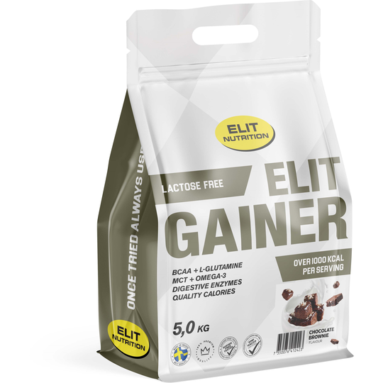 Elit Nutrition ELIT Gainer - lactose free Chocolate Brownie 5000