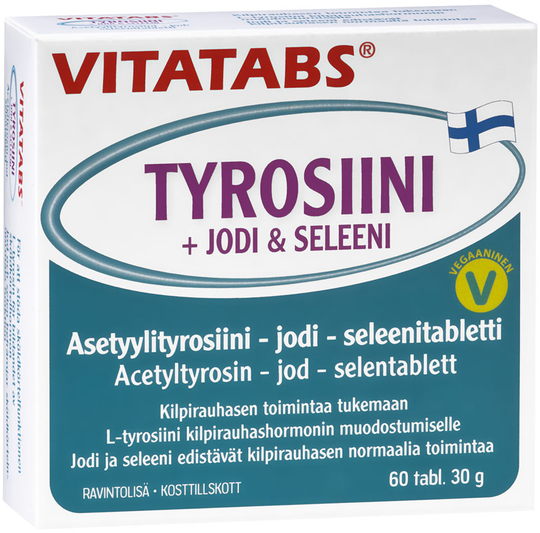 Vitatabs Tyrosiini + Jodi & Seleeni 60 tabl