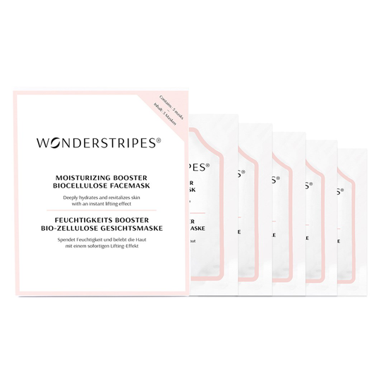 WONDERSTRIPES Cosmetics Moisturizing Booster Biocellulose Facema