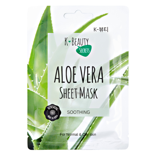 K- Beauty Secrets Aloe Vera Sheet Mask 18 g