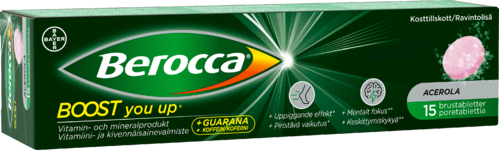 Berocca Boost vitamiini- ja kivennäisainevalmiste 15 poretablettia