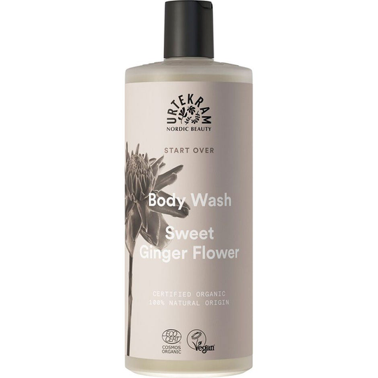 Sweet Ginger Flower Body Wash, 500 ml Urtekram Suihkugeelit