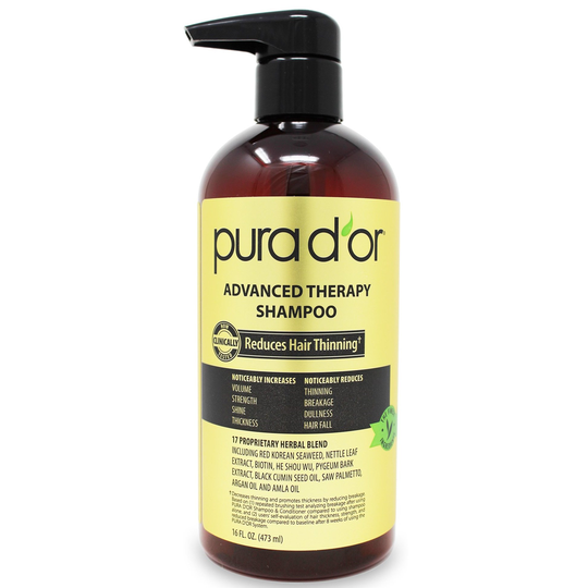 Pura D'or Gold Label Advanced Therapy Shampoo 473 ml