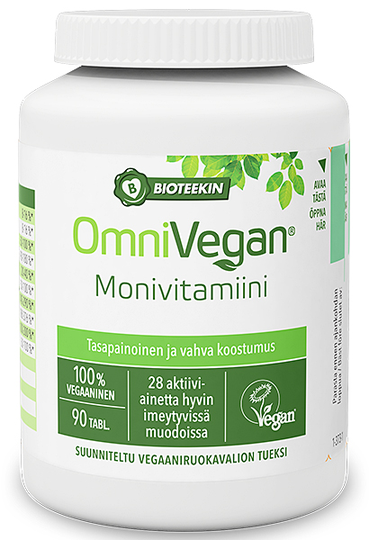 OmniVegan Monivitamiini 90 tabl