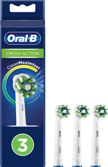 Oral-B Cross Action vaihtoharjat 3kpl