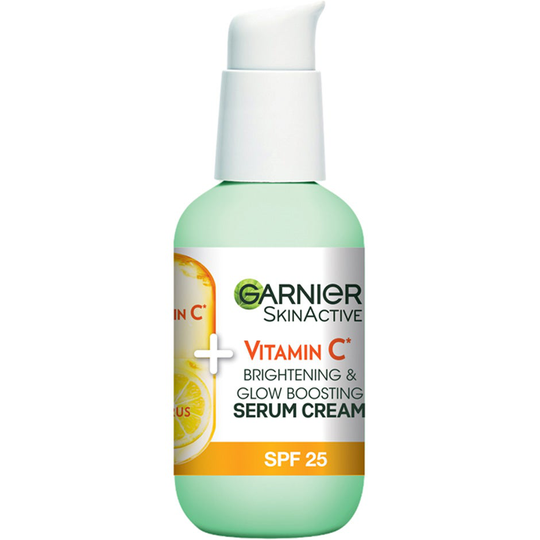 Skin Active Brightening Serum Cream 2 In 1 Vitamin C, 50 ml Garnier Päivävoiteet