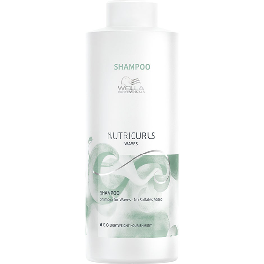 NUTRICURLS Shampoo for Waves, 1000 ml Wella Shampoo