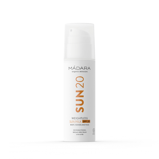 Madara Weightless Sun aurinkosuojaemulsio SPF20 150ml