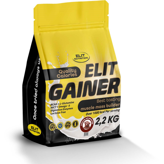 Elit Nutrition ELIT Gainer - lactose free Chocolate Brownie 2200