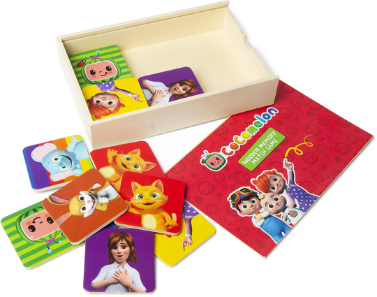 Cocomelon Wooden Memo Muistipeli