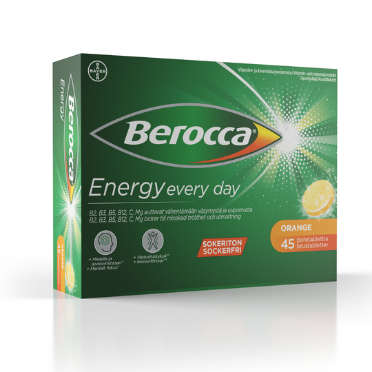 Berocca Energy Orange 45 kpl Poretabletti