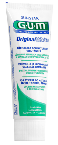 Gum Original White valkaiseva hammastahna 75 ml