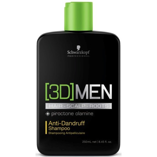 Schwarzkopf Professional 3D Men Anti-Dandruff Shampoo 250 ml