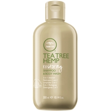Tea Tree Hemp Restoring Shampoo & Body Wash 300 ml