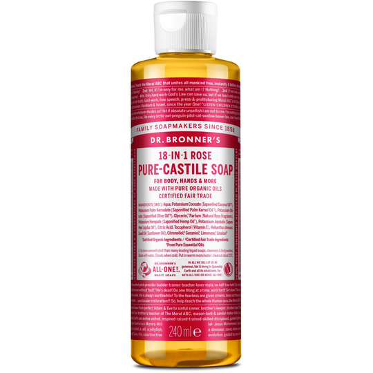 Dr. Bronner's Liquid Soaps Rose 236 ml