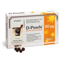D-pearls 80 μg 80 kapselia