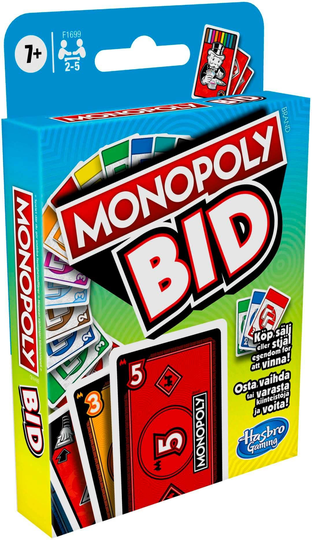 Hasbro Korttipeli Monopoly Bid