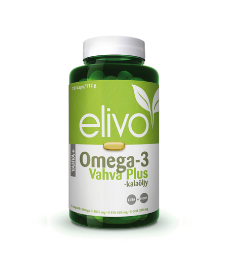 Elivo Omega-3 vahva plus 70 kaps
