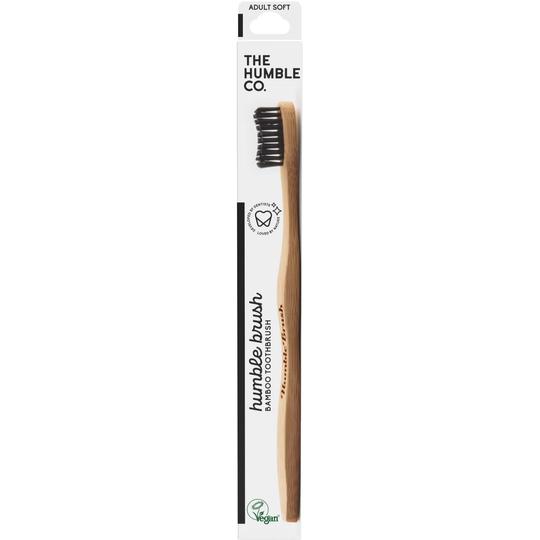The Humble Co. Bambu Tandborste Vuxen Svart