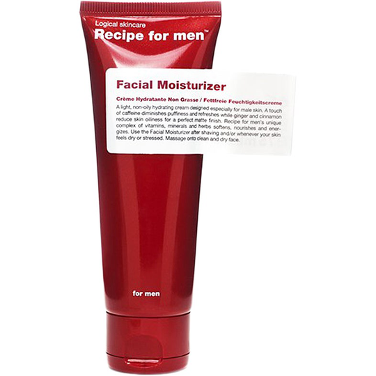 Recipe for Men Facial Moisturizer, 75 ml Recipe for men Päivävoiteet