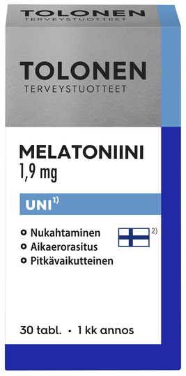 Tolonen melatoniini 1,9mg 30 fol tabl