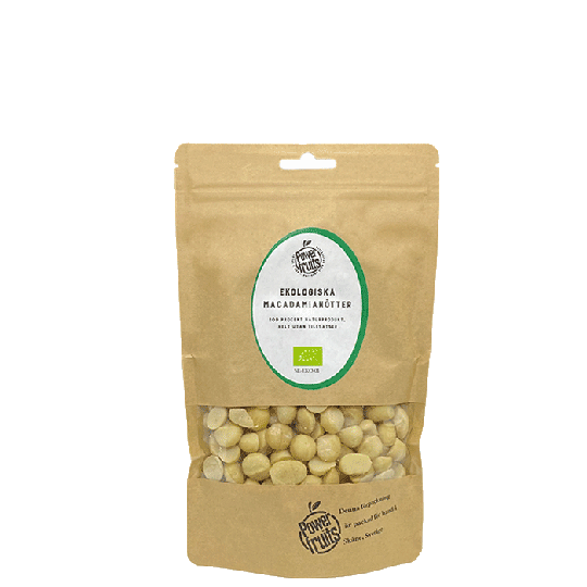 Raw Macadamia-pähkinät EKO, 100 g