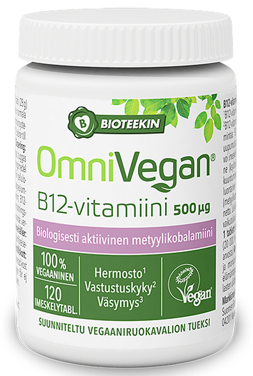 OmniVegan B12-vitamiini 120 tabl