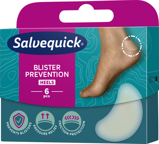 Salvequick Blister prevention heels rakkolaastari 6 kpl