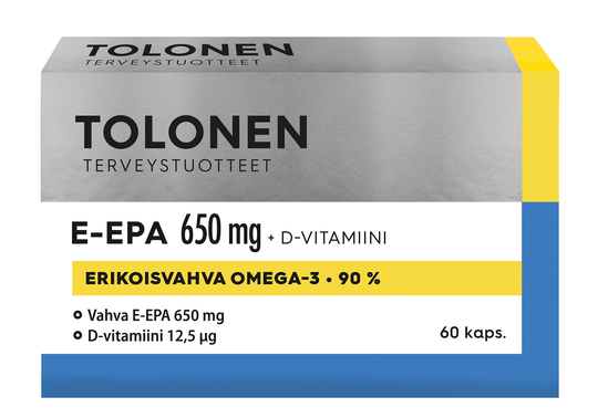 Tolonen E-Epa 650mg 60 kaps