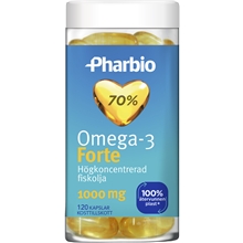 Pharbio Omega-3 Forte 120 kapselia