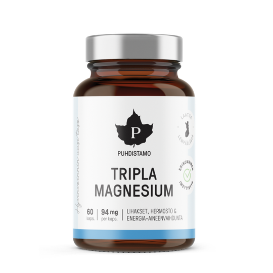 Puhdistamo Tripla Magnesium 60 kpl