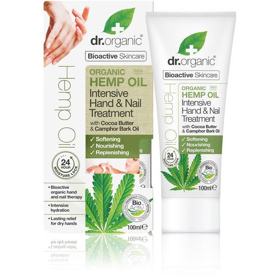 Dr. Organic Hemp Oil Hand & Nail Cream 100 ml