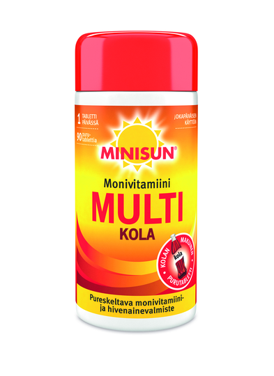 Minisun Monivitamiini Multi kola 90 tabl