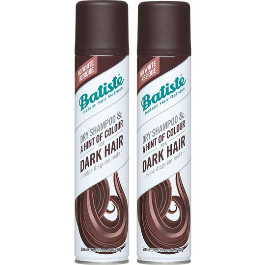 Dry Shampoo Dark & Deep Brown Duo, Batiste Hiustenhoito