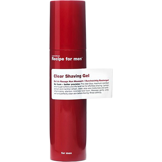 Recipe for Men Clear Shaving Gel, 100 ml Recipe for men Parranajogeelit
