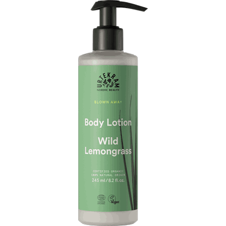 Urtekram luomu Wild Lemongrass vartalovoide 245 ml