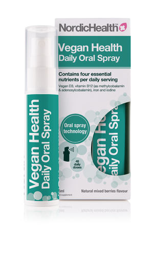 Nordic Health Vegan Vitamiini-Mineraalisuusuihke 25 ml