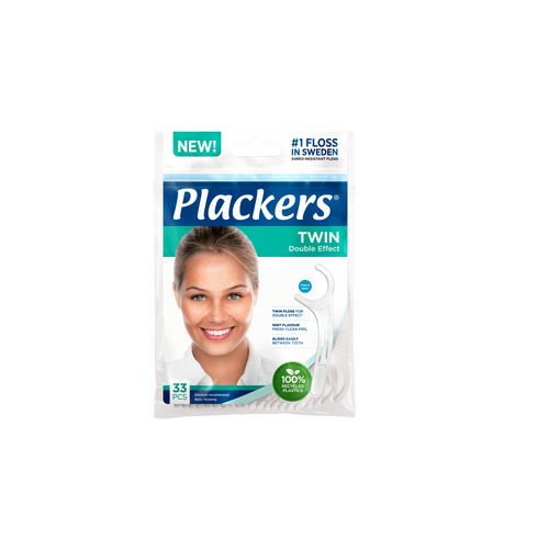 Plackers Twin hammaslankain 33 kpl