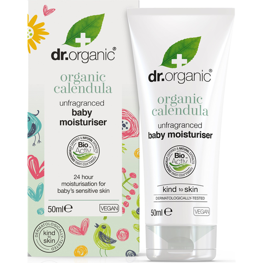 Dr. Organic Calendula Baby Moisturiser Unfragranced 50 ml