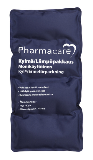 Pharmacare kylmälämpöpakkaus 27x13cm 1 kpl päällystetty