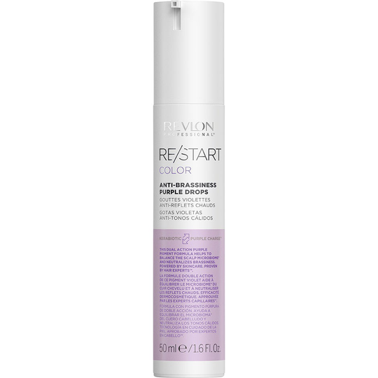 Restart Color Anti-Brasiness Purple Drops, 50 ml Revlon Professional Hiusöljyt