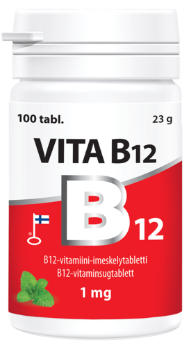 Vita B12 1000 µg 100 imeskelytablettia
