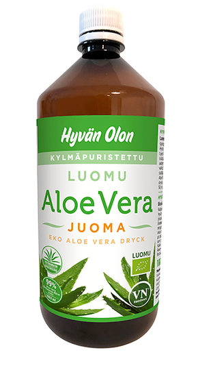Hyvän olon Aloe Vera juoma 1000 ml pullo