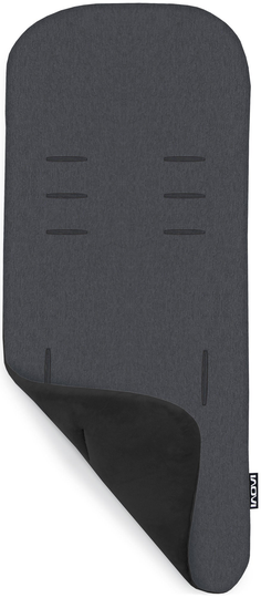 Inovi Memory Foam Käännettävä Istuinpehmuste, Black/Black Melange