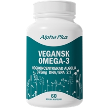 Vegansk Omega 3 60 kapselia
