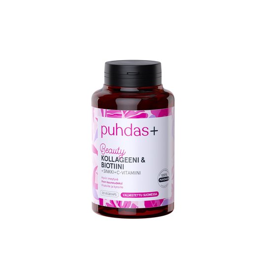 Puhdas+ Beauty kollageeni & biotiini 120 kaps