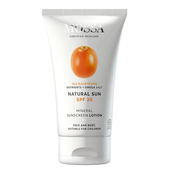 Mossa Natural Sun SPF20 Mineral Sunscreen Lotion 100 ml
