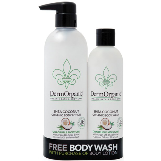 DermOrganic Bath & Body Duo Pack Shea Coconut